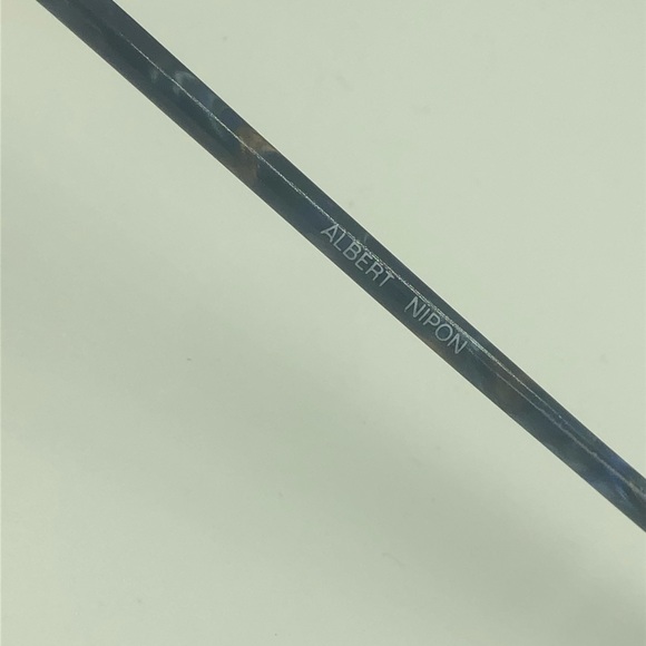 Albert Nipon Black/Blue Oval Sunglasses Frames - Picture 6 of 6